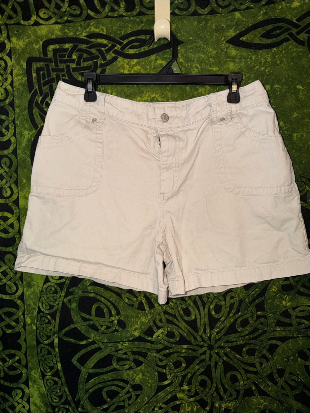 Sonoma Women’s Cream Casual Cotton Shorts